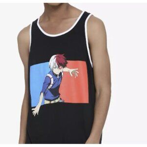 Hot Topic My Hero Academia Shoto Todoroki Split Basketball Tank Top Jersey